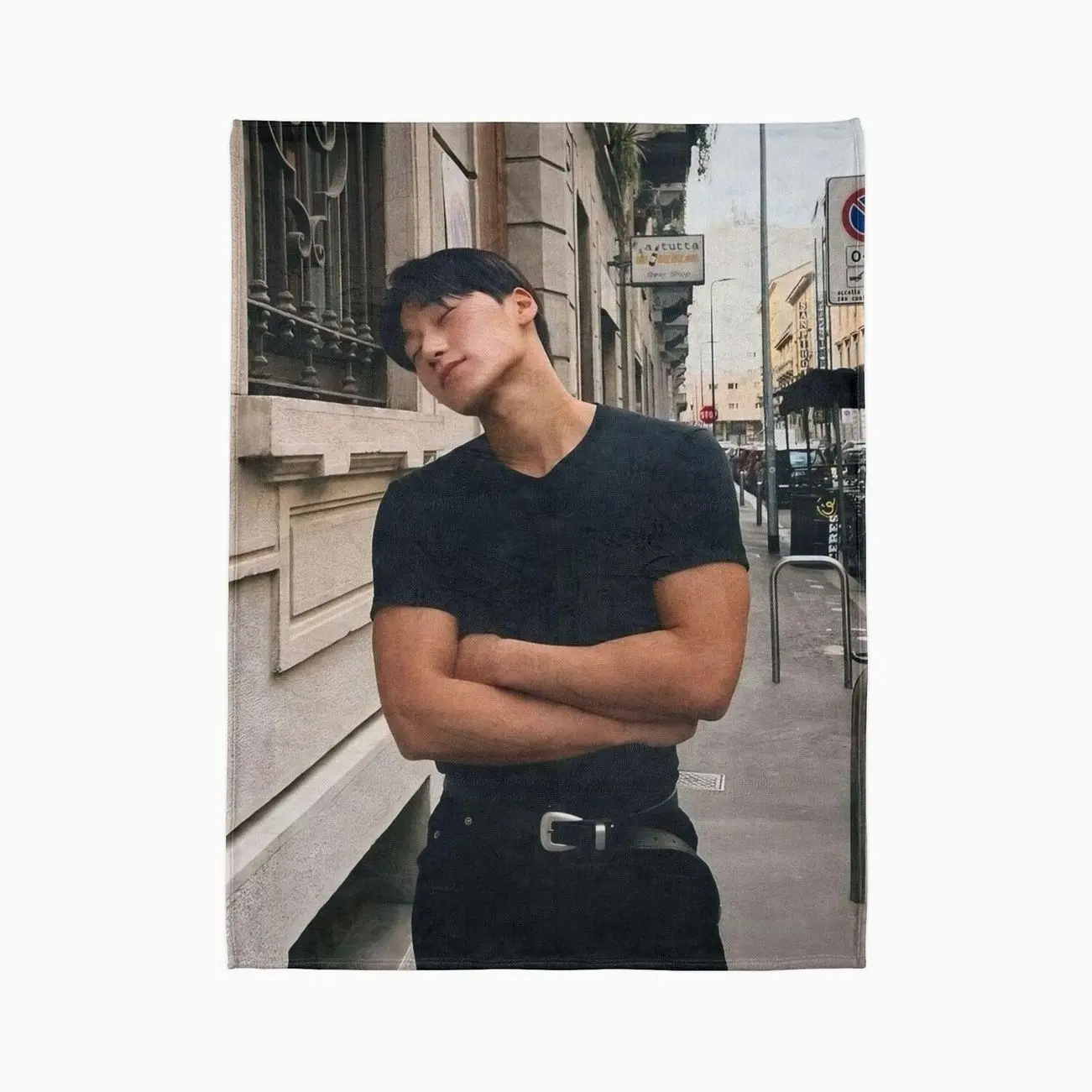 Choi San  Fleece Blanket, Cozy Kpop Throw, Atiny Gift