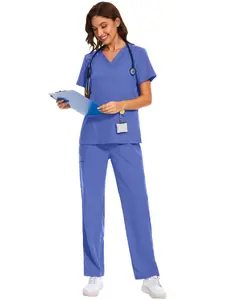 Women’s Medical Scrub Set – Blue