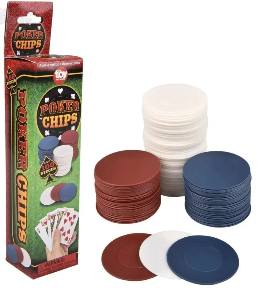 2,500 Plastic Poker Chips – 25 Box Set (100 Chips Per Box) – Red, White & Blue Stackable Game Chips ♠️♦️♣️❤️