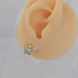 Argollas 978 for Woman Gold Plated Earrings Fashion Accessory