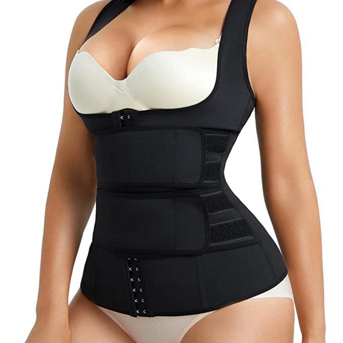 Women’s Neoprene Workout Vest with Adjustable Support Belt – Sleeveless Athletic Training Top for Gym, Fitness & Daily Wear