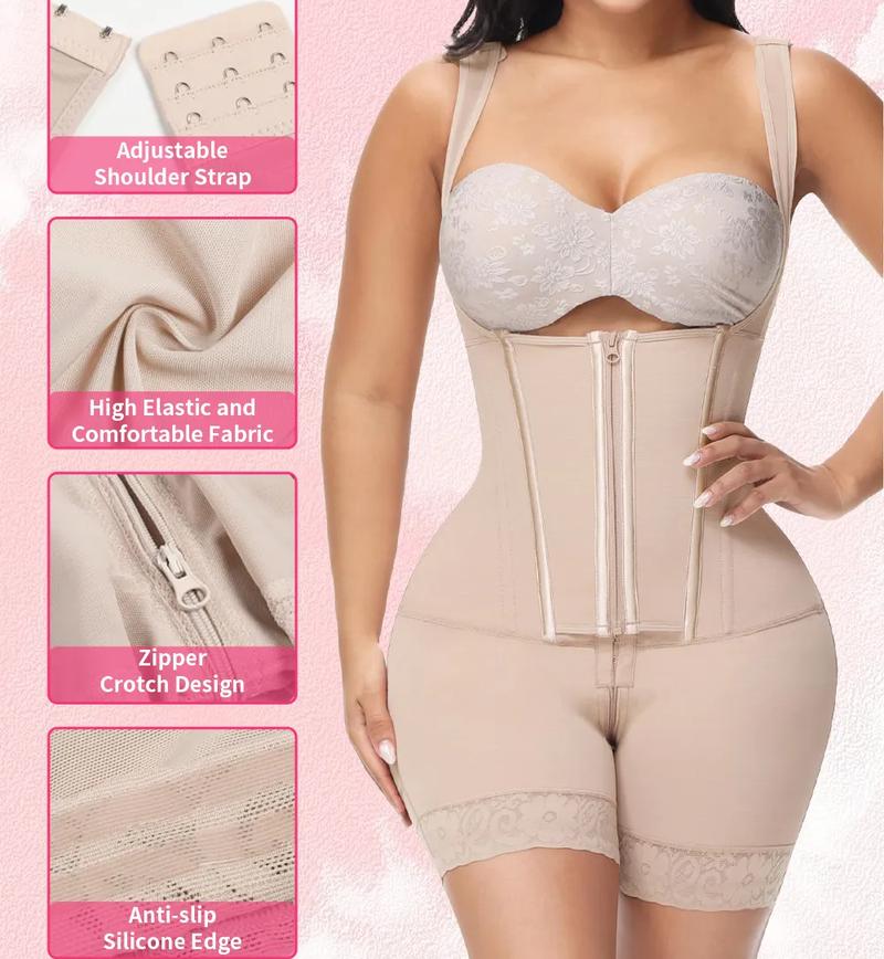 Curvyfaja Women's Tummy Tucking Hip Lifting Shapewear Hip Lifting Seamless Underwear Cotton Fabric