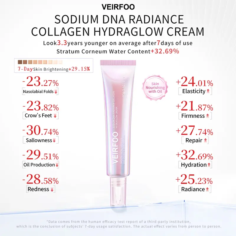 Korean Brand VEIRFOO PDRN Liftsnap Flash Cream 40g/tube, for Rapid