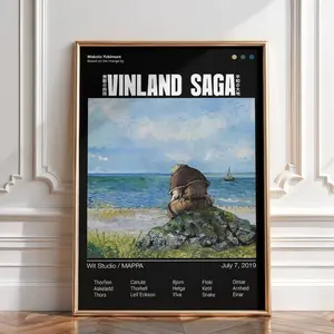[No Frame] Vinland Saga Anime Wall Art Poster, Thorfinn Manga Print Vintage Artwork