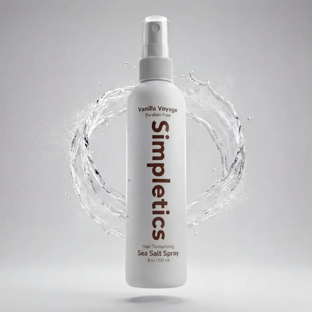 Himalayan Sea Salt Spray for Straight & Wavy Hair - All Natural, 5 Ingredient, Texturizing & Volumizing Product - Adds Volume, Texture & Beach Look to Men & Women with a Matte Finish