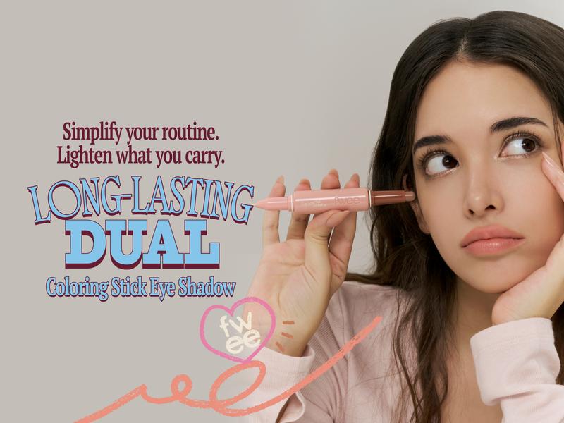 fwee Long-Lasting Dual Coloring Stick Eye Shadow, DeepFocus | Multi-Use Eye Makeup | All-in-one dual shadow | Powdery finish, Matte shadow, Shimmer | 1.2g fwee Long-Lasting Dual Coloring Stick Eye Shadow, DeepFocus | Multi-Use Eye Makeup | All-in-one dual shadow | Powdery finish, Matte shadow, Shimmer | 1.2g