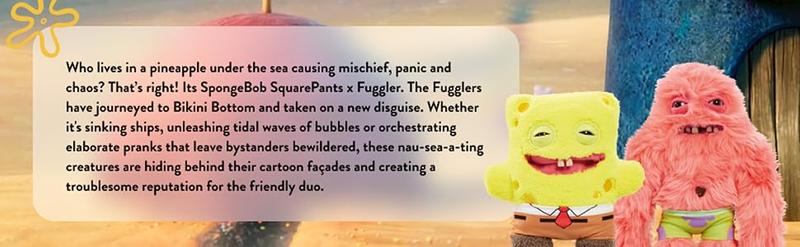 FuOriginal Fuggler 22cm Official Collab Plush, Toothy Ugly-Cute Tooth Monster, Adorable Collectible Toy, Stuffed Animal