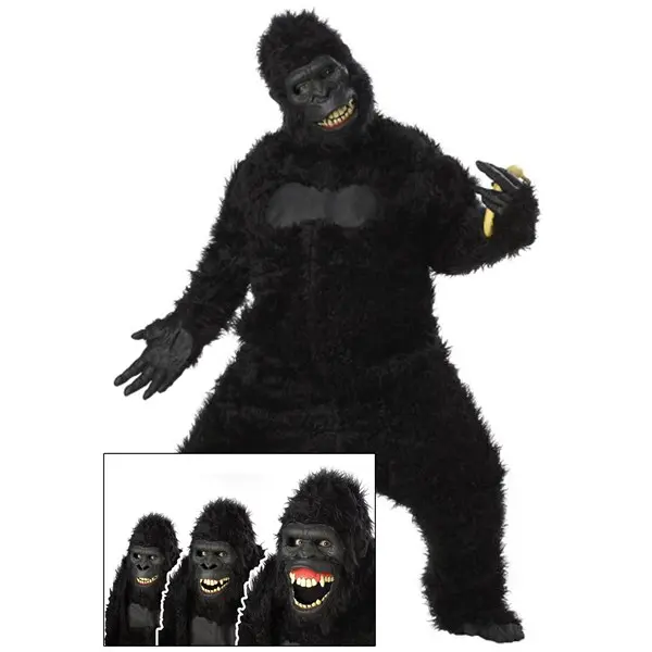 Adult Goin Ape Gorilla Costume
