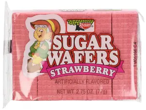 Keebler Strawberry Sugar Wafers 2.75oz - Pack of 12