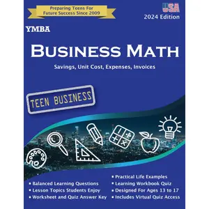 Y.M.B.A. Business Math (YMBA Business Textbooks and Workbooks for Teens By Gator Grades) Paperback – August 10, 2018