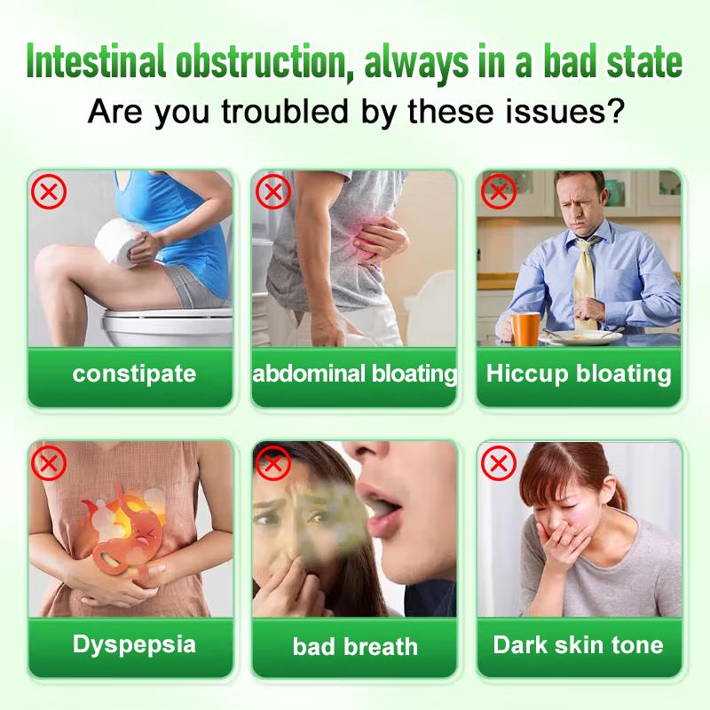 EGUOO Detox Digestive Healthcare - Contains Multi Enzyme Complex and Prebiotic Complex - Senna Leaf and Cascara Sagrada - Gut Cleanse - 10 Packets