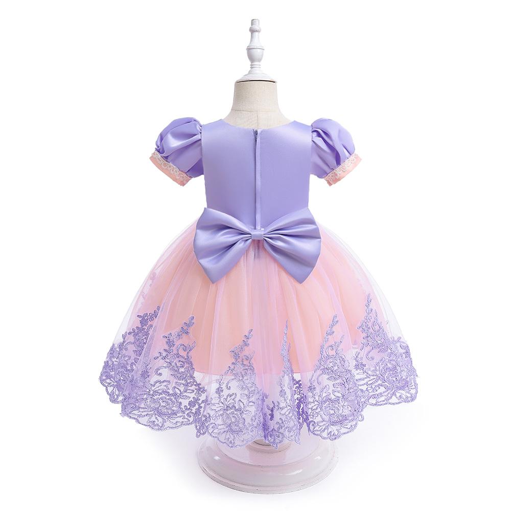 Girls Sleeping Beauty role play first birthday dress purple performance costume princess tulle skirt anniversary gift