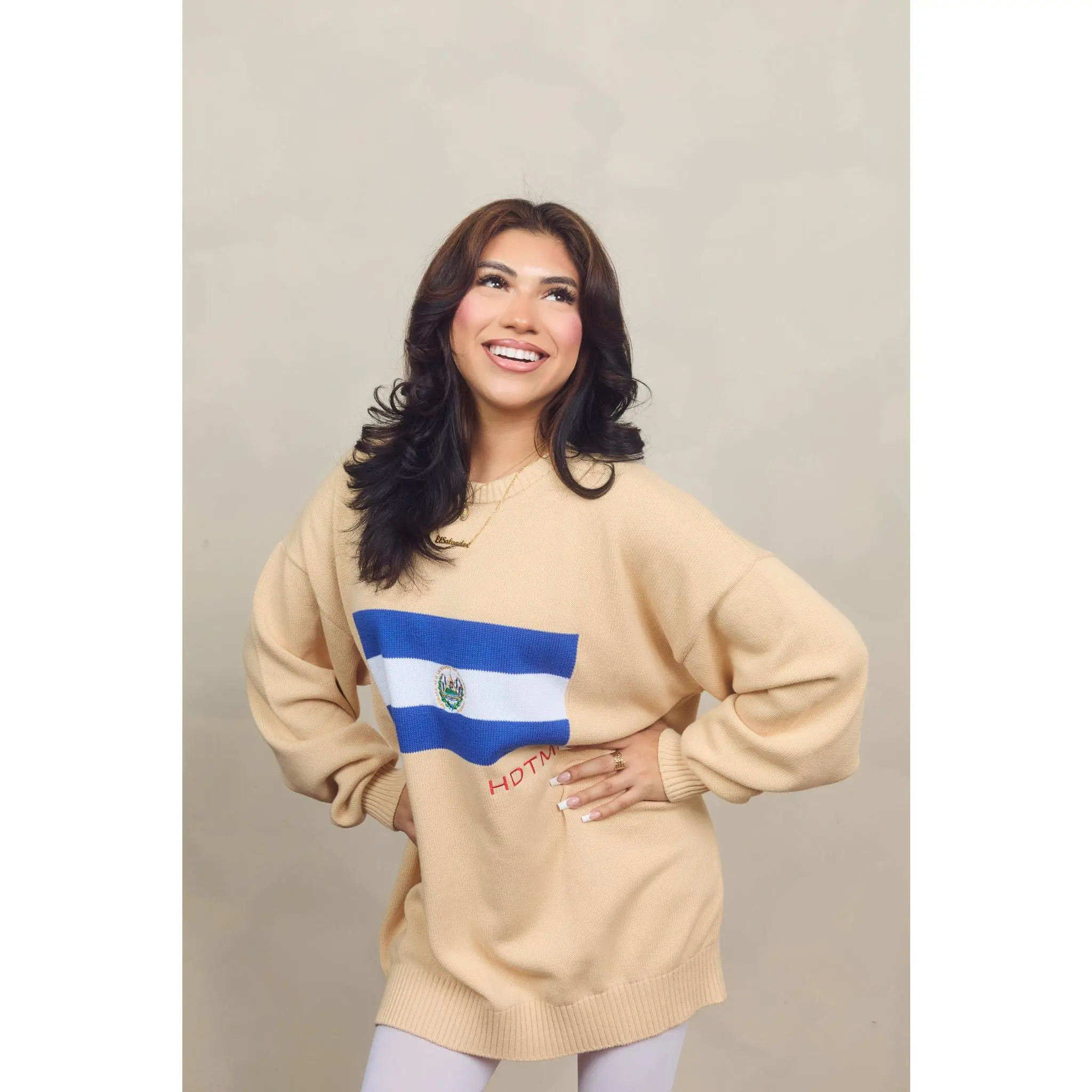 El Salvador Bandera Knitted Sweater