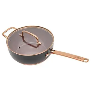 Lorna Maseko 4-Quart Ceramic Nonstick Chef's Pan with Lid