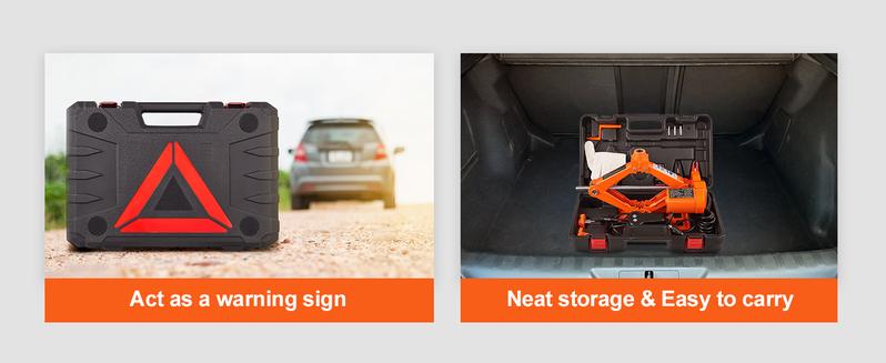 VEVOR Electric Car Jack,  3 Tons /6600 lbs Scissor Jack, 12V Electric Automatic Jack with Double Saddles and Remote Control, Portable Car Jack for Sedan, SUV, Truck Tire Change