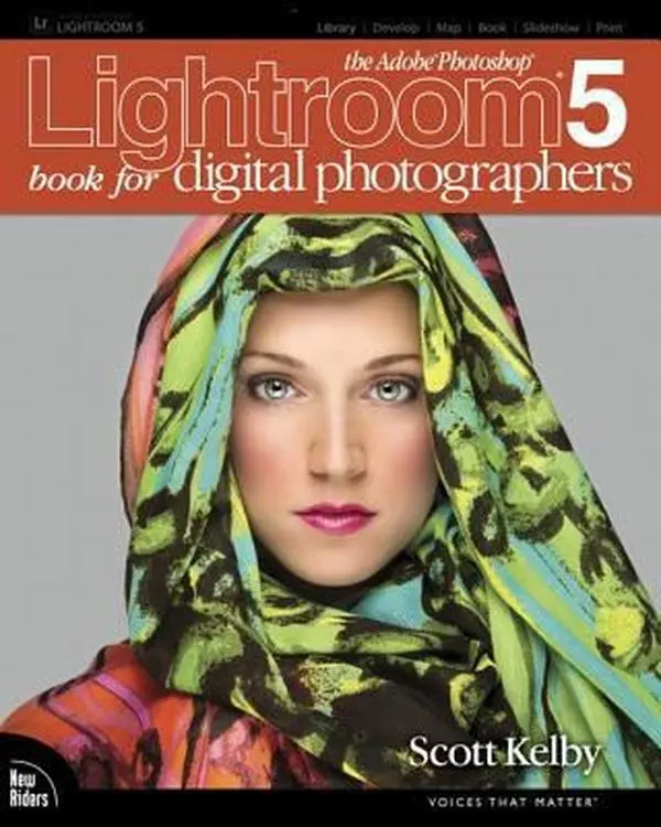 Used Paperback Book - The Adobe Photoshop Lightroom 5 Book for Digital Photographers by Scott Kelby - English, Lightroom Tutorials, Photography Techniques