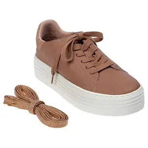 Joy Mangano Joy Performance Comfort Leather Sneakers with Orthotic Insole