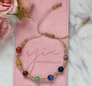 Activated Gold Chakras bracelet