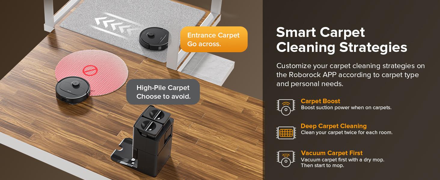 Roborock Qrevo Series Robot Vacuum and Mop, 10,000Pa suction, Self-Drying, Auto Mop Washing, Self-Emptying & Refilling, 10mm Mop Lifting, Smart Obstacle Avoidance (QV 35S) #TikTokShopJumpstartSale Roborock Qrevo Series Robot Vacuum and Mop, 10,000Pa suction, Self-Drying, Auto Mop Washing, Self-Emptying & Refilling, 10mm Mop Lifting, Smart Obstacle Avoidance (QV 35S) #TikTokShopJumpstartSale