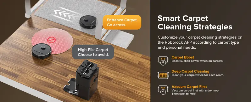 [SaleLink] Roborock Qrevo Series Robot Vacuum and Mop, Sstrong Suction Power, Self-Drying, Auto Mop Washing, Self-Emptying & Refilling, 10mm Mop Lifting, Smart Obstacle Avoidance, Wireless, Self-Emptying Cut #tiktokshopstockup #TikTokShopFallDealsForYou