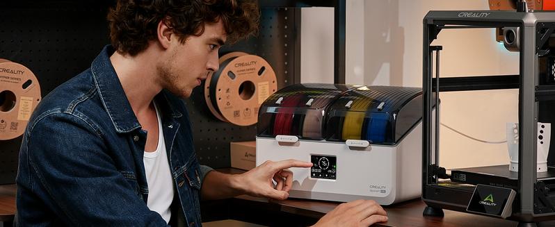 Creality SpacePi X4L Filament Dryer Box, 4-Spool Capacity, Rapid 75℃ Heating