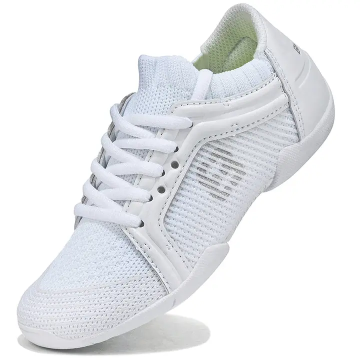 BAXINIER Female Cheerleading Dance Sneakers - Breathable, Supportive, Flexible Athletic Shoes for Dancers, Women's Training Footwear, Athletic Training