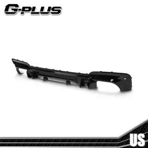 Rear Bumper Diffuser Fit For 2018 2019 20 21 BMW G01 X3 M40i M-Sport Gloss Black