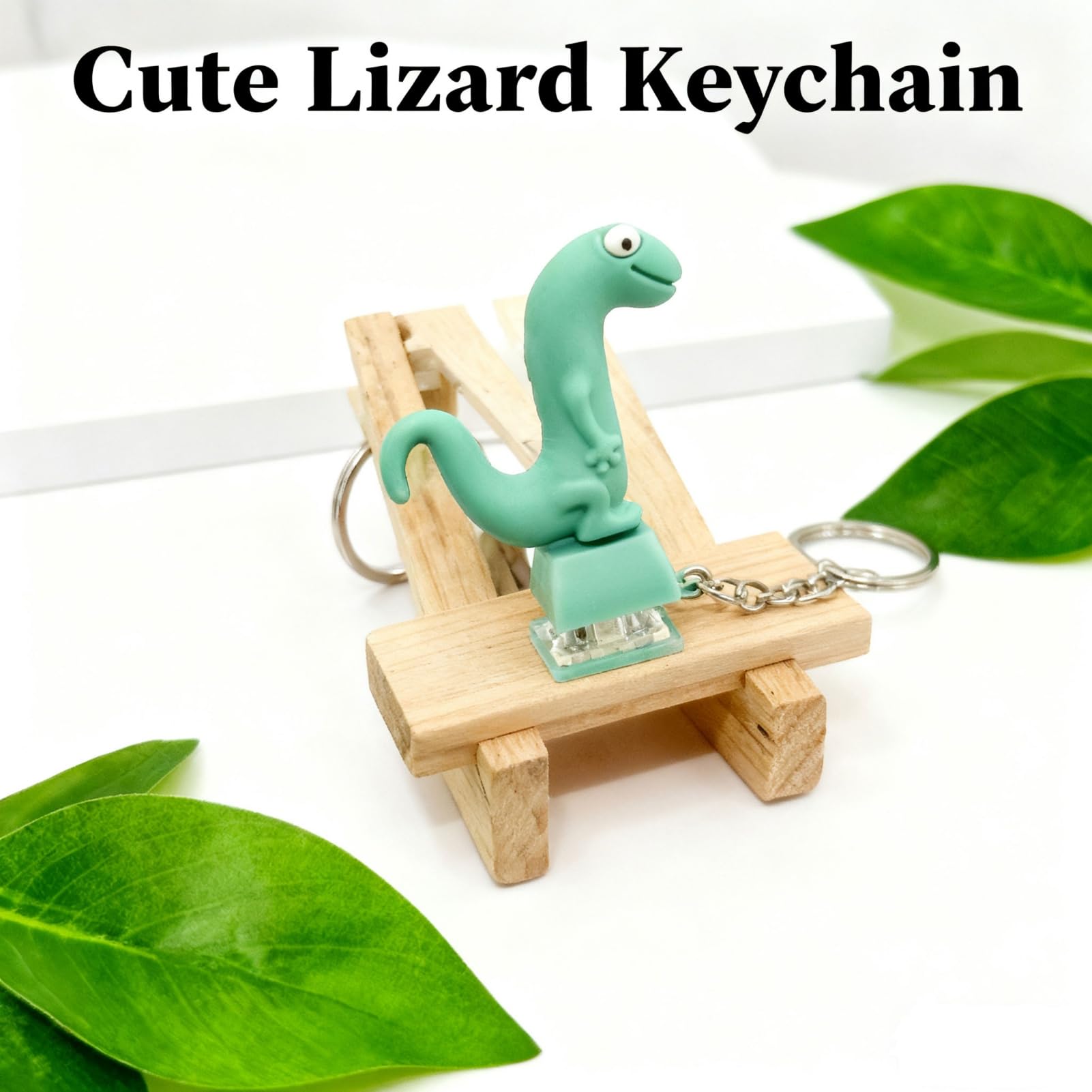 Lizard Sound Button Keychain – Stress Relief Toy, Fun Halloween Gift, Green Design with Keychain Clip Lizard Sound Button Keychain – Stress Relief Toy, Fun Halloween Gift, Green Design with Keychain Clip