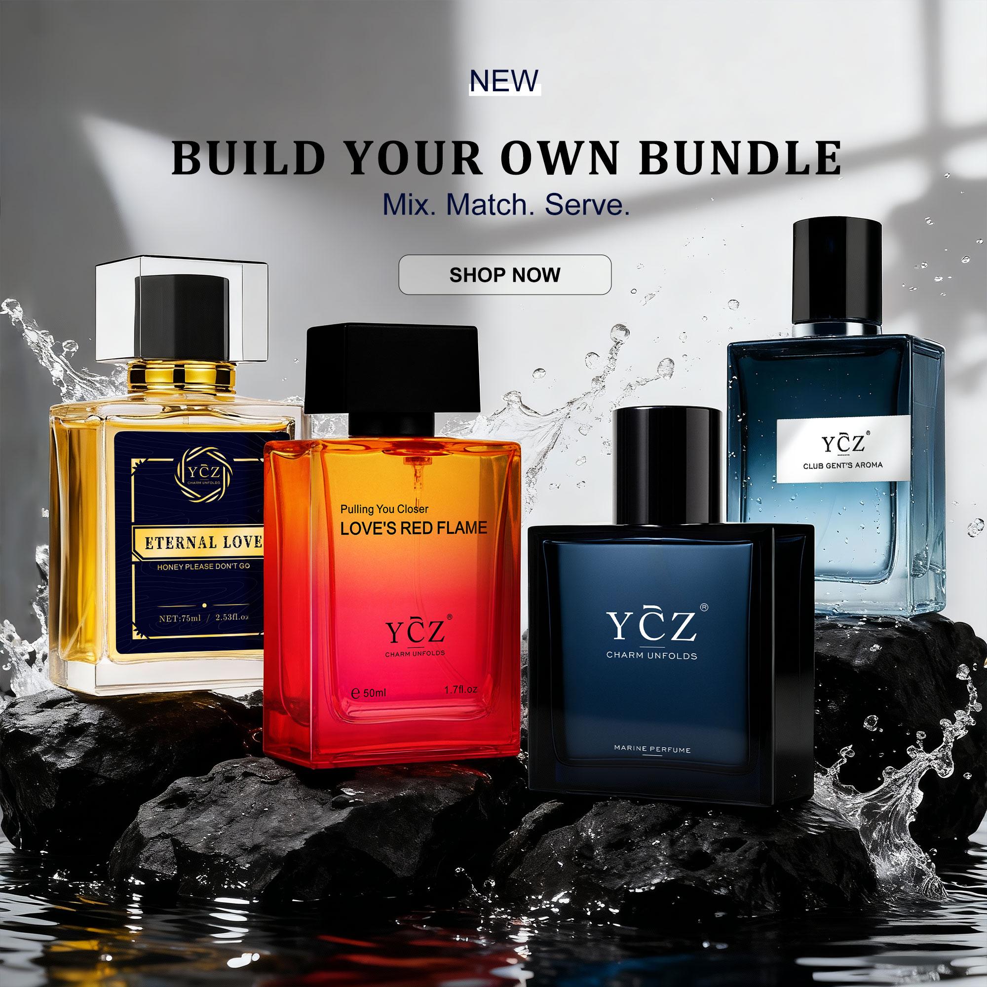 YCZ TikTok Viral Pick! 4-Scene Immersive Fragrance Collection - Marine, Club, Love & Carnival Edition - All-In-One Fragrance Kit for Every Moment