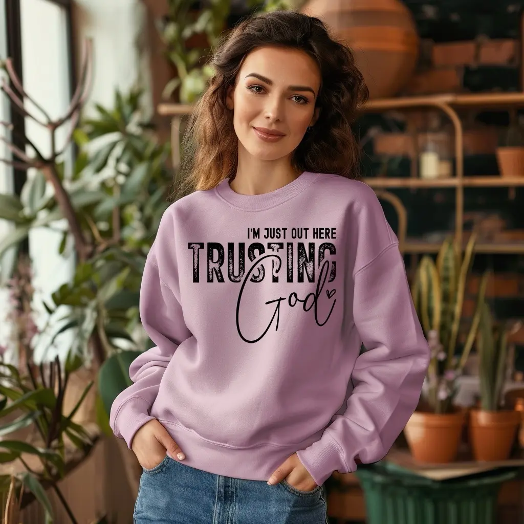 Trusting God Inspirational Sweater