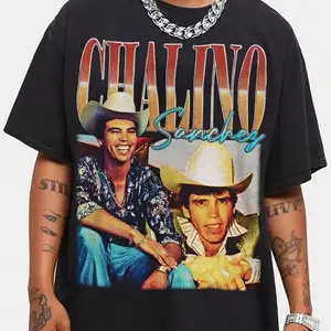 CHALINO Sanchezz Shirt, Camacho Ariel Shirt, Vintage Retro 90s T-shirt | Corridos Mexican, Full Color Casual Streetwear for Men & Women, Full SIze , Full Color.