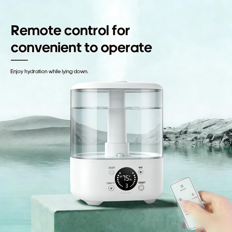 5L Top Fill Humidifier - Ultrasonic Cool & Warm Mist for Large Room, Super Quiet Humidifiers with Essential Oil Diffuser, 360° Nozzle & Auto Shut-Off for Bedroom Baby Nursery Plants Home 5L Top Fill Humidifier - Ultrasonic Cool & Warm Mist for Large Room, Super Quiet Humidifiers with Essential Oil Diffuser, 360° Nozzle & Auto Shut-Off for Bedroom Baby Nursery Plants Home