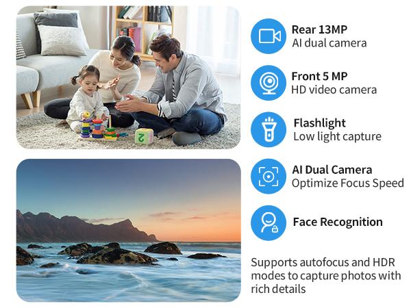redbeat M3 Tablet 12 lnch 2K screen Android 15, 8-Core Power Device with Keyboard, Mouse, Case, Stylus, 36(12+24)GB RAM 256GB ROM, Dual Camera, for Gift para emp render Black Friday Flash Sale Halloween