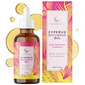 Natural Hair Removal Oil, 60ml/2oz, Gentle Skin Care Oil