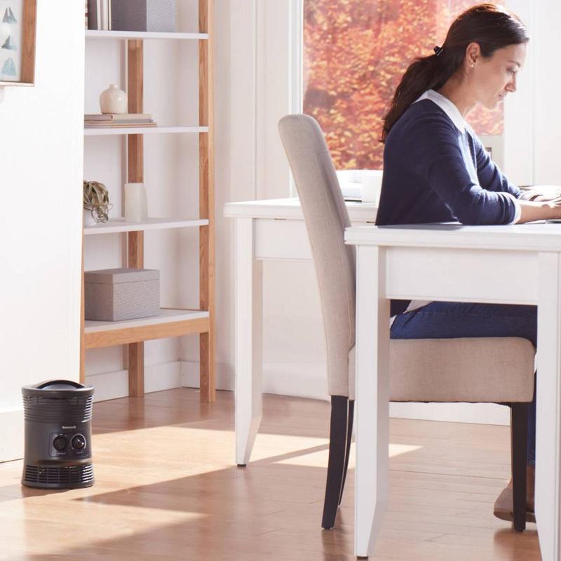 Honeywell HHF360B 1500W 360? Surround Indoor Heater Black