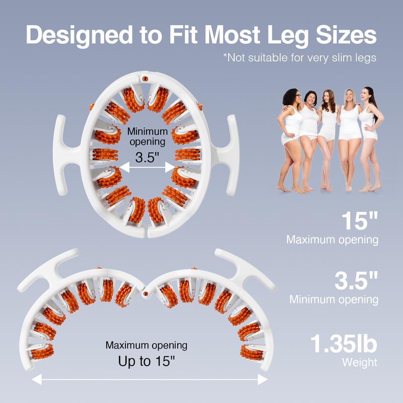 LEXI 3-in-1 Body Sculpting&Cellulite Massage Roller - Push-Pull Handles Combat Cellulite Bumps and Inflammation,Providing Deep Tissue Relief for Tight Muscles.Apply on Thighs,Calf,Waist to Smooth leg Skin,Define Contours,Enhance Recovery, relaxation