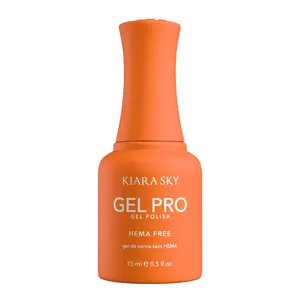 Kiara Sky Gel Pro - Bright Future HEMA-Free + TPO Free Nail Gel Polish | Intense Pigmentation, Long-Lasting Wear | Finish: Cream 15ml