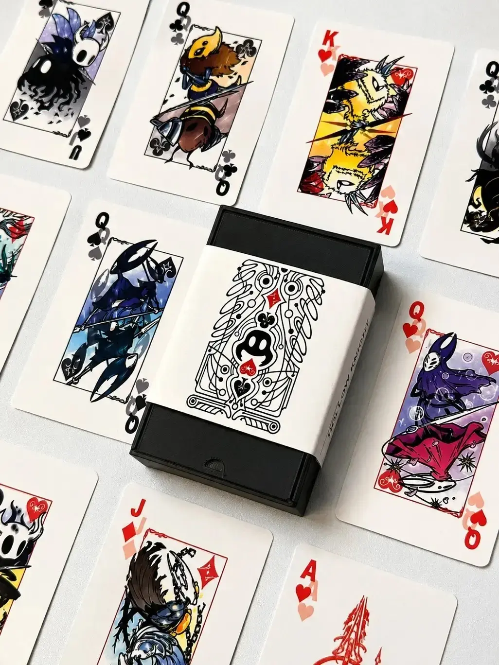 Hollow Knight Collectible Standard Playing Card Deck, 54-Card Poker Set, Gift for Gamers and Fans