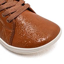 HOBIBEAR Leather Sneakers Men's Shoes New Casual Soft Bottom Wide Head Wide Last Shoes Export Trade Walking Shoes