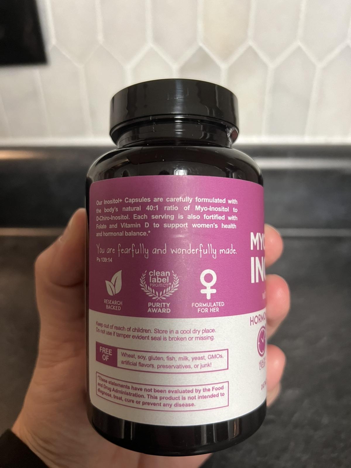 Optify MYO&D-CHIRO INOSITOL+ | Folate & Vitamin D | Healthy Cycles ...