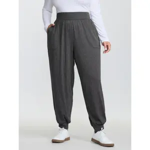 【Summer Turn-Up】【Super-Soft】BlOOMCHIC Plus Size Supersoft Wide Waistband Jogger Pants [M-6X] 2026 Summer Pick for Mother's Day,summervibes