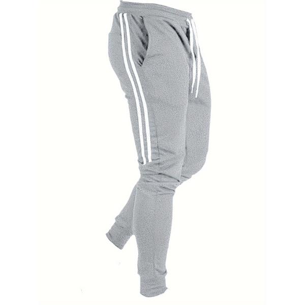 Men's athletic jogger pants with multiple colors and side stripes, casual sporty style versatile enough to pair with any top. Soft and skin-friendly fabric keeps you comfortable all day long, perfect for activewear enthusiasts, runners and gym goers, as w