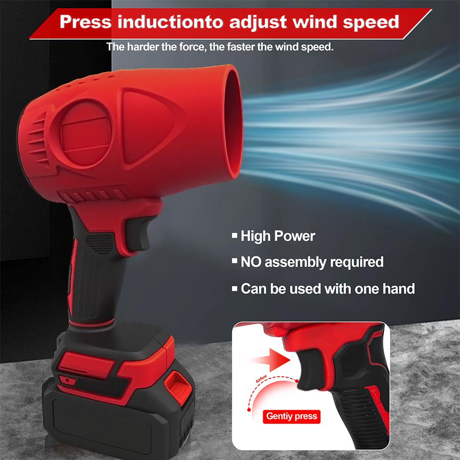 Turbo Jet Blower,Leaf Blower, Violent Turbo Fan, Brushless Pure Copper Motor,Car Drying After Wash, Handheld Snow Blower,Cordless Turbo Power Air Duster,Home Improve,Garden Mainte Perfect Christmas & New Year Gift Idea