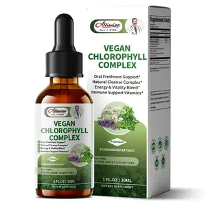 ALLIWISE Chlorophyll Liquid Drops 200mg - Supports Immune Health, Internal Cleansing