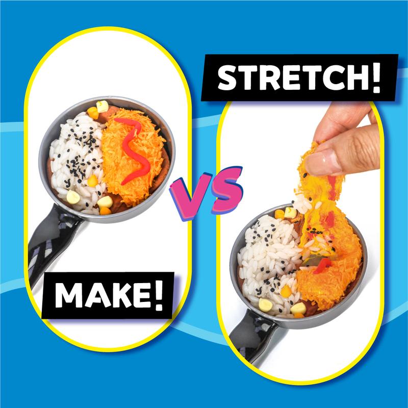 DIY Slime Food Kitchen Set, Realistic Pretend Cooking Playset w/ Sushi Rice Balls & Fried Chicken (Do Not Eat) DIY Slime Food Kitchen Set, Realistic Pretend Cooking Playset w/ Sushi Rice Balls & Fried Chicken (Do Not Eat)