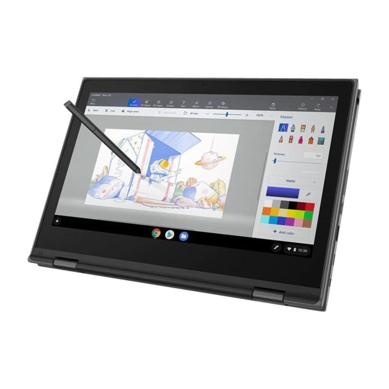 Refurbished Lenovo Chromebook 500e 11.6" Touch 4GB 32GB eMMC Celeron® N4120 1.1GHz ChromeOS, Black B