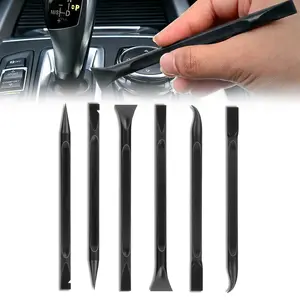 Car Detailing Pick Set for Car Detailing Kit, Non-Scratch Cleaning Tool Easy to Clean Small and Narrow Spaces and Gaps, Interior and Exterior Use, Perfect to Remove Stickers, Labels, Oil Stains, Food, Dirt, Etc 6-Pcs