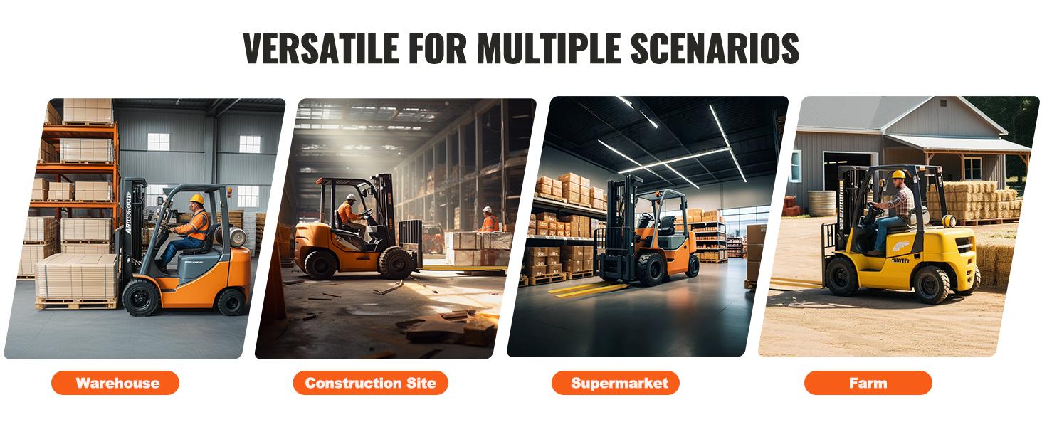 VEVOR Pallet Fork Extensions,  Max, 96" Length 6.5" Width, Heavy Duty Carbon Steel Fork Extensions for Forklifts, 1 Pair Forklift Extensions, Industrial Forklift Fork Attachments for Forklift Truck