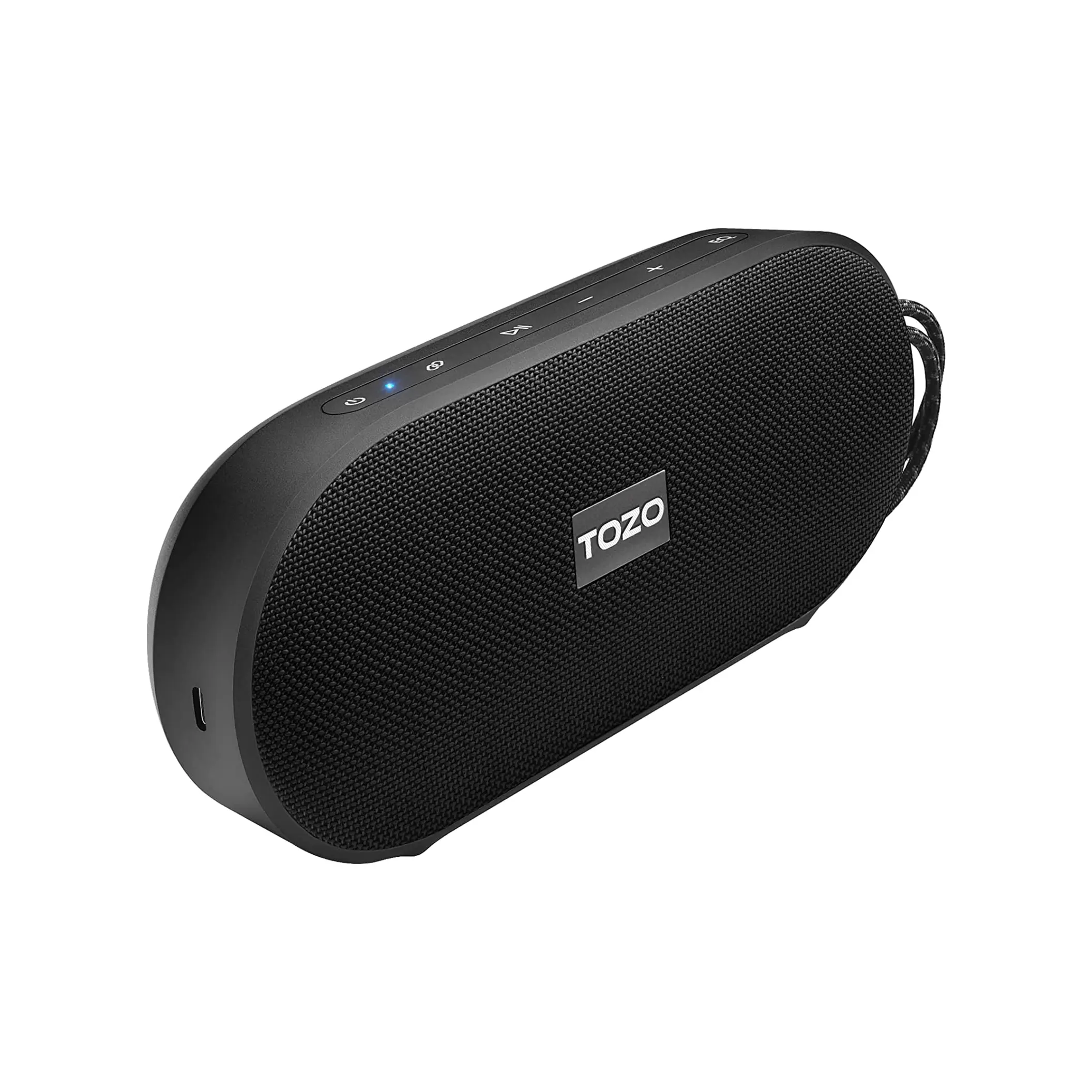 TOZO PA1 Bluetooth Speakers - 20W Dual Stereo Pair, 25H Playtime, IPX7 Waterproof Portable Wireless Speakers with USB Type-C, App Control, Bluetooth & App Compatibility, Audio Protection for Smartphones (Father's Day Gift)