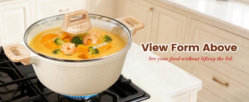 27PCS Pots and Pans Set, Nonstick Ceramic Cookware Set, Healthy Kitchen Cooking Set with Gloves, Apron, Silicone Tools & Pot Protectors, Oven & Dishwasher Safe, PFOA/PFOS Free,Ivory 27PCS Pots and Pans Set, Nonstick Ceramic Cookware Set, Healthy Kitchen Cooking Set with Gloves, Apron, Silicone Tools & Pot Protectors, Oven & Dishwasher Safe, PFOA/PFOS Free,Ivory